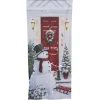 Rideau de porte lumineux 38LED décor bonhomme de neige Noël 90xH200cm < Gifi Outlet