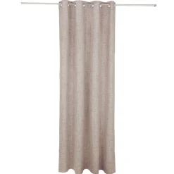 Rideau occultant effet chiné beige 140x240cm < Gifi Hot