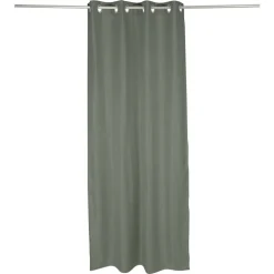 Rideau occultant effet tramé gris foncé 140x240cm < Gifi Hot