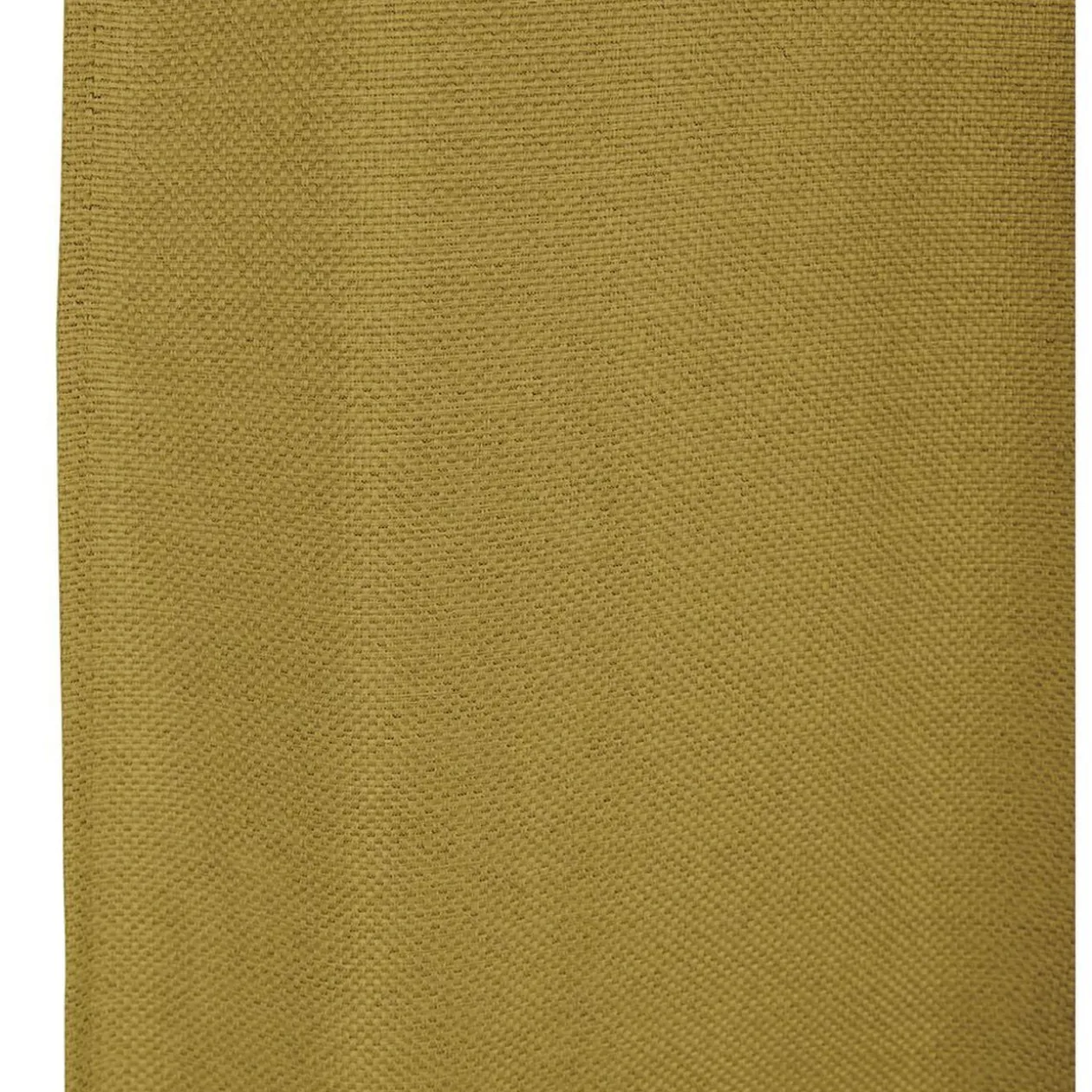 Rideau occultant effet tramé jaune 140x240cm