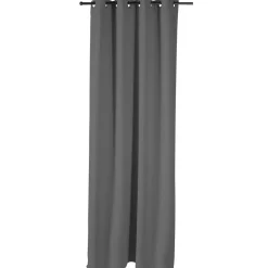 Rideau occultant fenêtre gris foncé 140x180cm