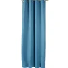 Rideau occultant porte bleu foncé 135x240cm < Gifi Clearance