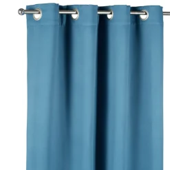 Rideau occultant porte bleu foncé 135x240cm < Gifi Clearance