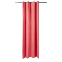 Rideau occultant 140x240cm polyester rouge < Gifi Outlet