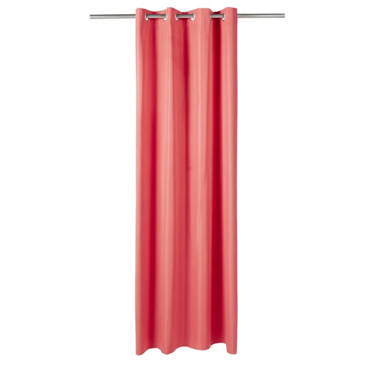 Rideau occultant 140x240cm polyester rouge < Gifi Outlet