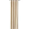 Rideau à oeillets bouclette polyester beige 140x240cm < Gifi Sale