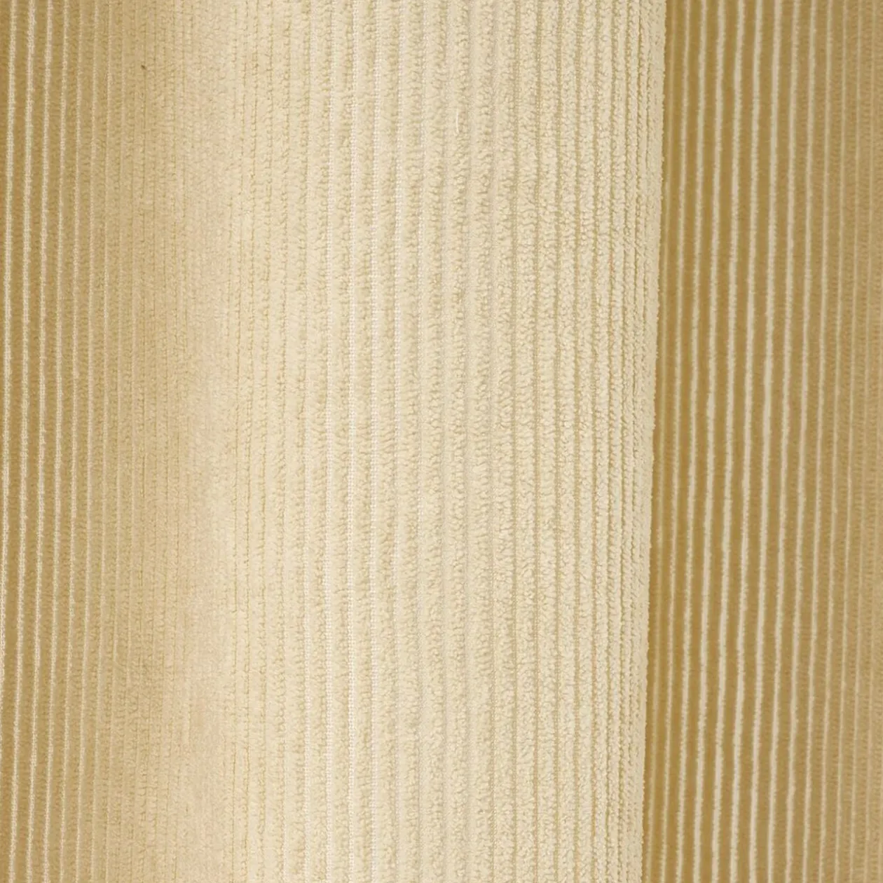 Rideau à oeillets côtelé polyester uni 140x240cm (3 modèles)
