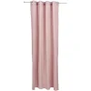 Rideau à oeillets gaze de coton rose uni 135xL240cm < Gifi Outlet