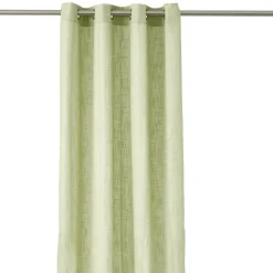 Rideau à oeillets jacquard polyester uni 135x240cm (2 modèles) < Gifi Hot