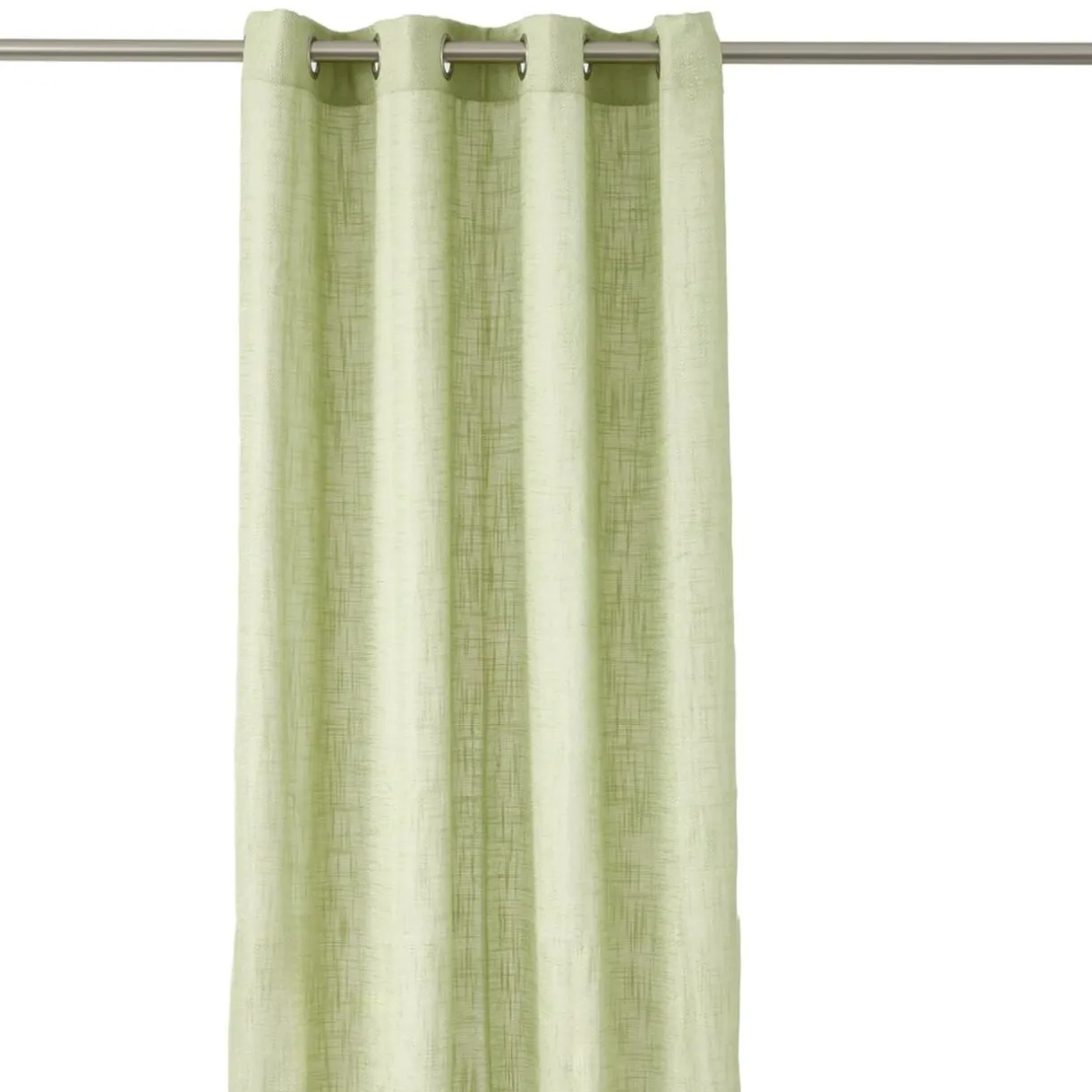 Rideau à oeillets jacquard polyester uni 135x240cm (2 modèles) < Gifi Hot