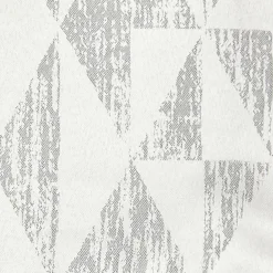 Rideau à oeillets jacquard uni gris140x240cm