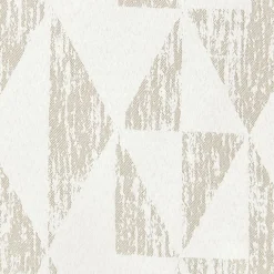Rideau à oeillets motif jacquard taupe140x240cm < Gifi