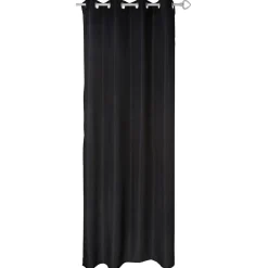Rideau 8 oeillets noir