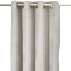 Rideau à oeillets toucher doux polyester uni 135x240cm (3 modèles) < Gifi Sale