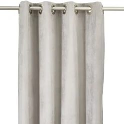 Rideau à oeillets toucher doux polyester uni 135x240cm (3 modèles) < Gifi Sale