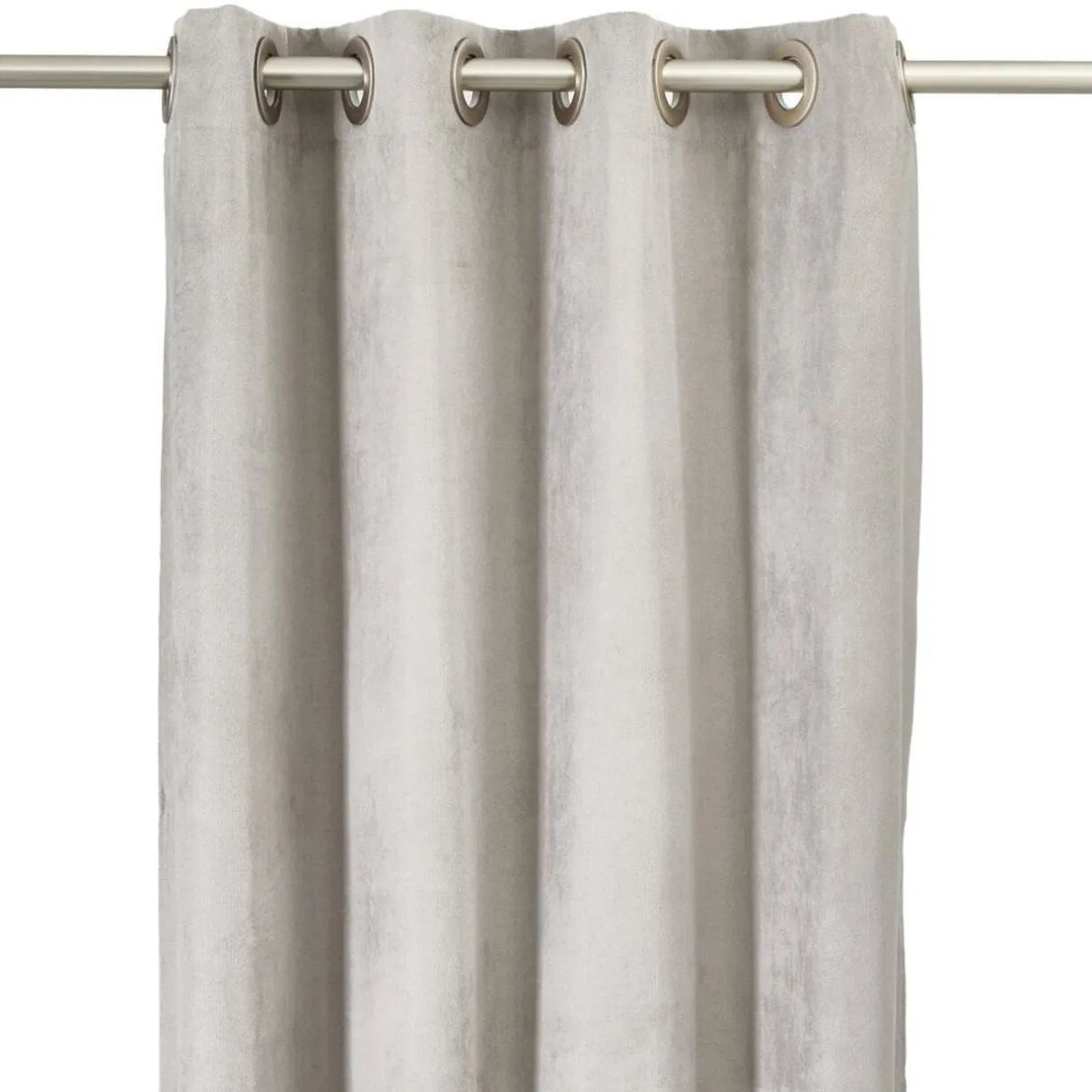 Rideau à oeillets toucher doux polyester uni 135x240cm (3 modèles) < Gifi Sale