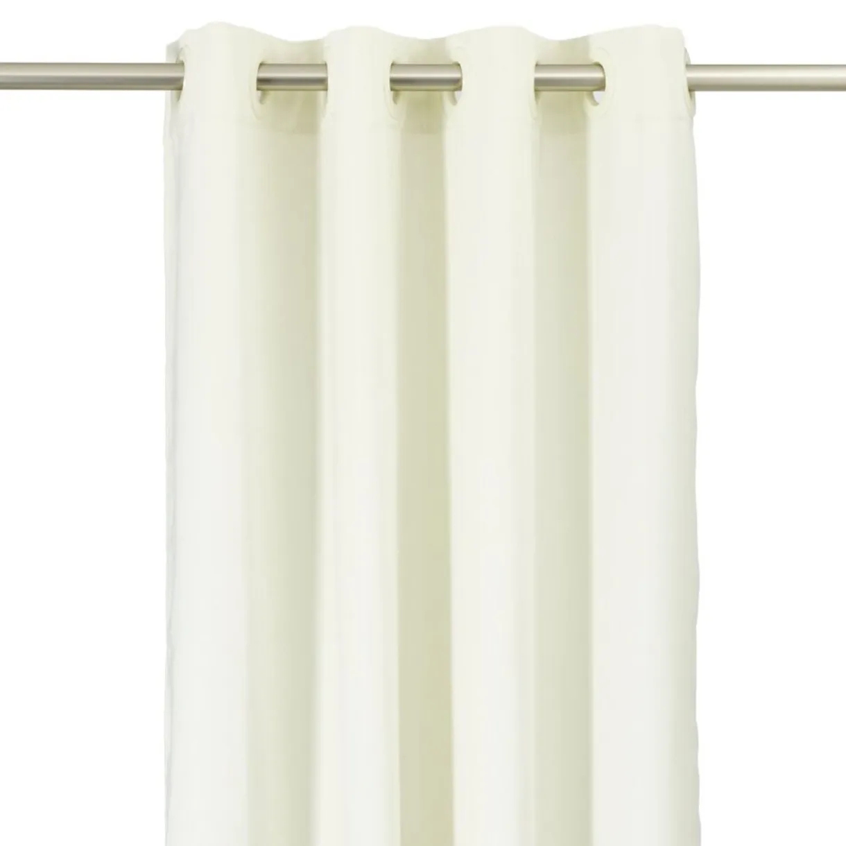 Rideau à oeillets toucher doux polyester uni 135x240cm (3 modèles) < Gifi Sale