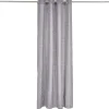 Rideau polycoton 140x240cm imprimé géométrique gris < Gifi Online