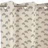 Rideau polycoton 140x240cm imprimé taupe noir < Gifi Clearance