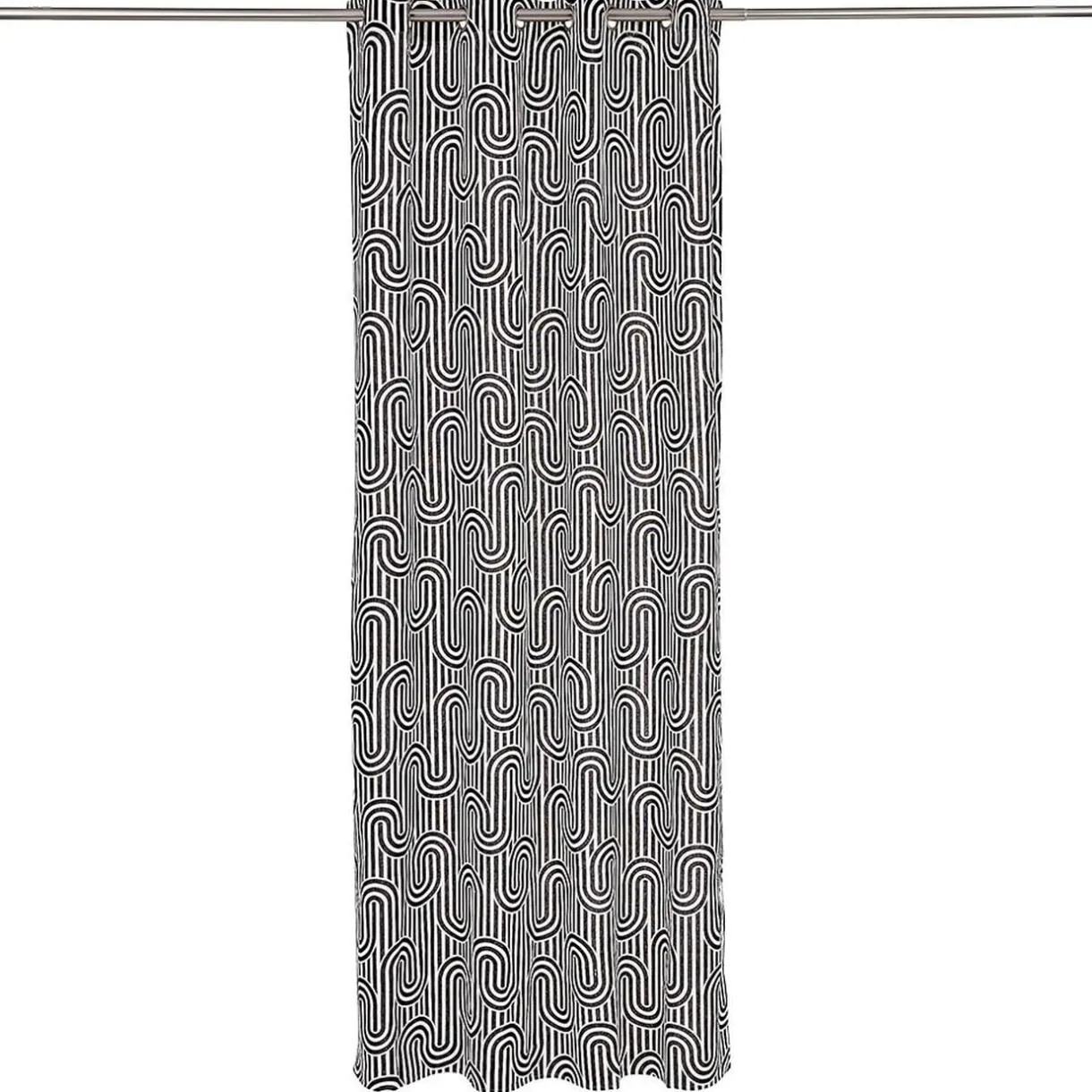 Rideau 140x240cm imprimé géométrique < Gifi Discount