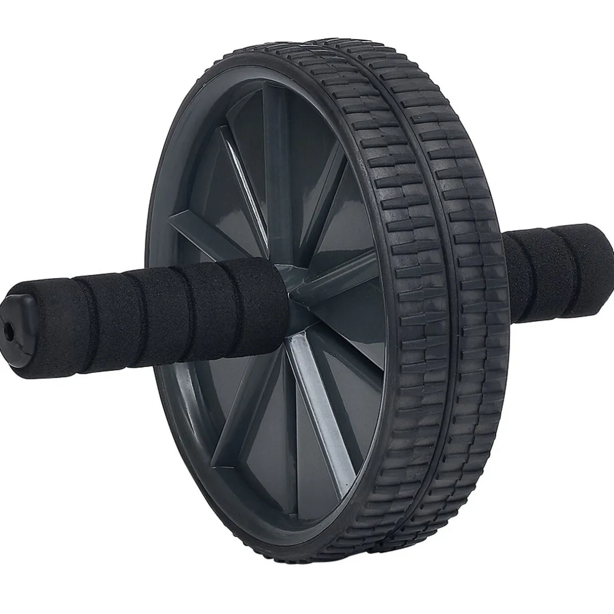 Roue abdominale musculation noir Ø18xL25,5cm < Gifi Sale