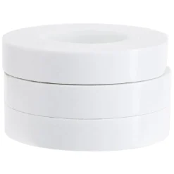 Rouleau adhésif double face L.2m blanc x3