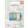 Rouleau adhésif kraft créatif 9x12xH3cm x3 (2 modèles) < Gifi Discount