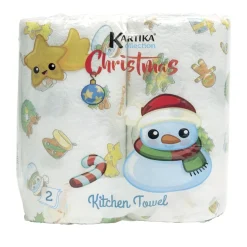 Rouleau essuie tout 70 feuilles motif Noël x2 < Gifi Sale