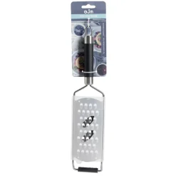 Râpe en inox manche inox avec manche en plastique L.32cm