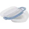 Râpe inox avec récipient en plastique < Gifi Best