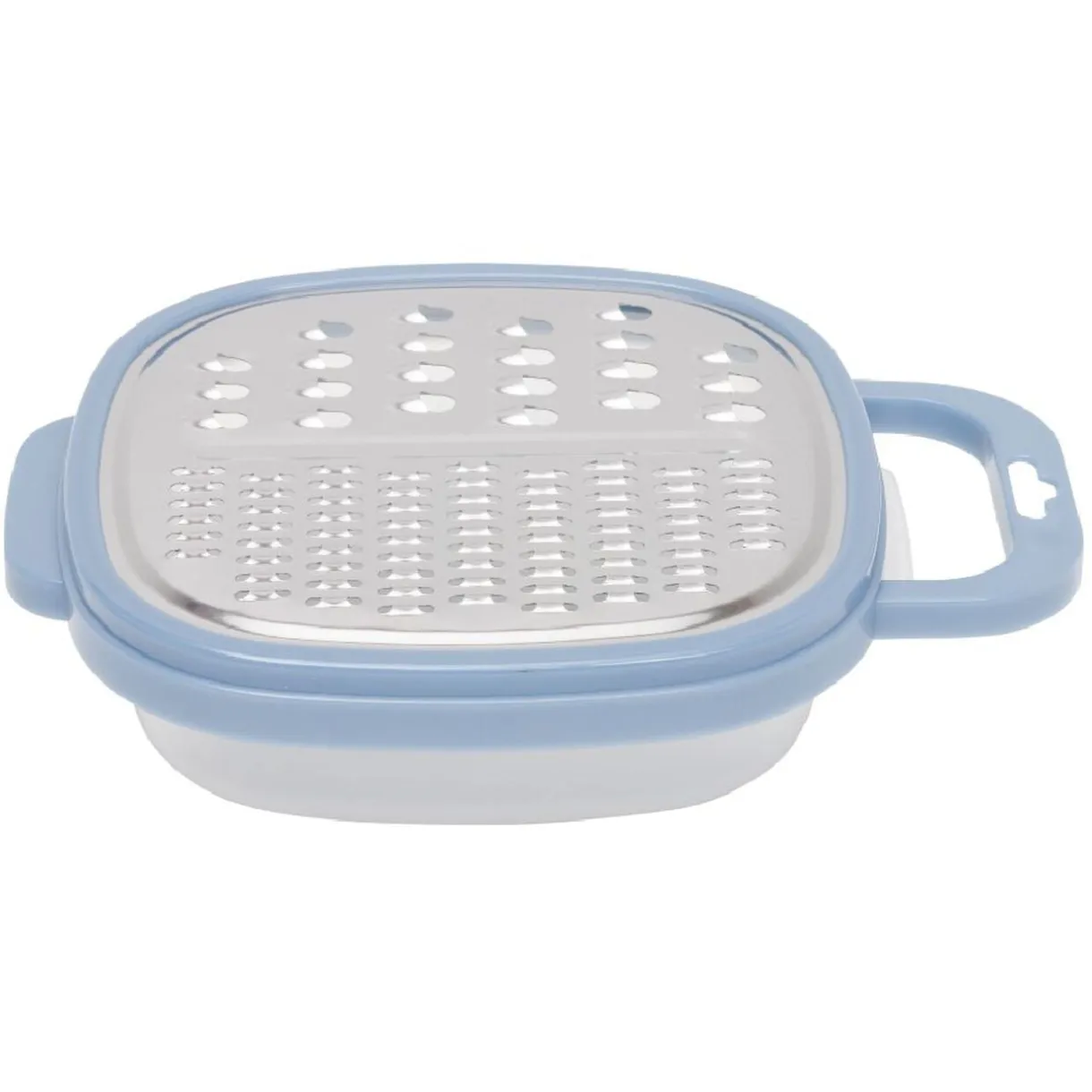 Râpe inox avec récipient en plastique < Gifi Best