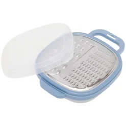 Râpe inox avec récipient en plastique < Gifi Best