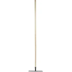Râteau 14 dents métal manche en bois < Gifi Online
