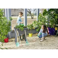Râteau à feuilles enfant acier et bois L68x19cm < Gifi Sale