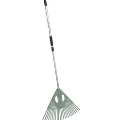 Râteau télescopique 2en1 ramasse-feuille L157 cm < Gifi
