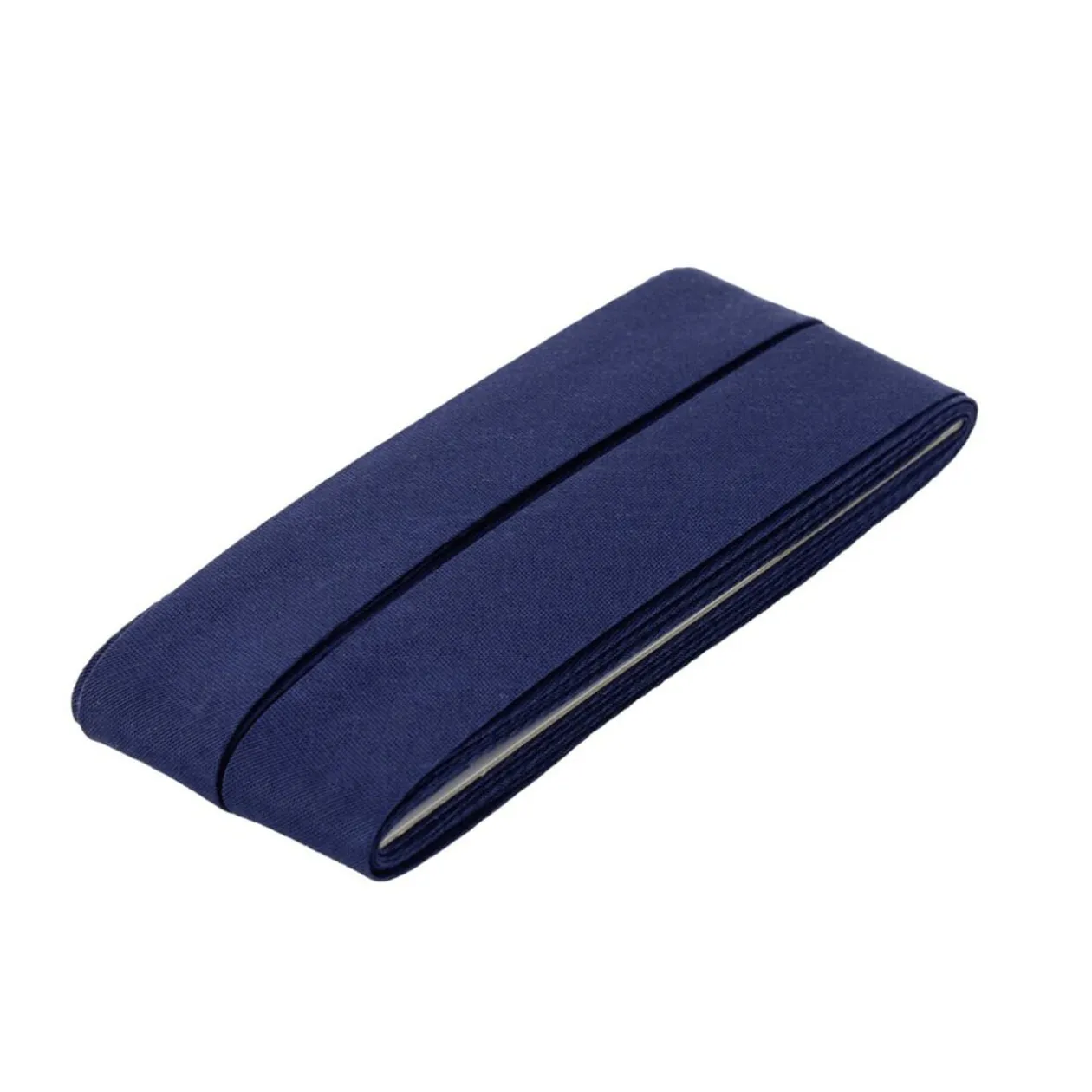 Ruban biais bleu marine 2cm L4m