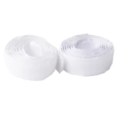 Ruban à boucle autocollant nylon blanc 1m