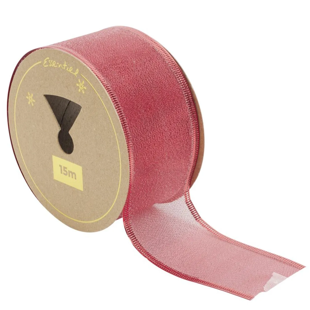 Ruban décoratif Noël organza 15m (3 modèles) < Gifi New