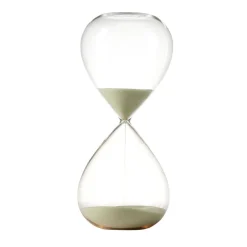 Sablier verre sable beige Ø10,5xH24,5cm < Gifi Online