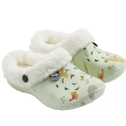 Sabots Hipps enfant fourrés vert pâle motifs animaux 28/29 < Gifi