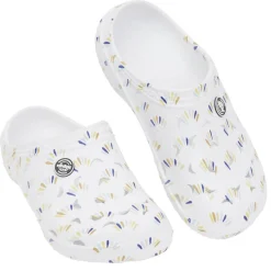 Sabots Hipps Femme plastique blanc motif tricolore T40/41 < Gifi Online