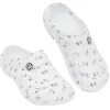 Sabots Hipps Femme plastique blanc motif tricolore T38/39 < Gifi Online