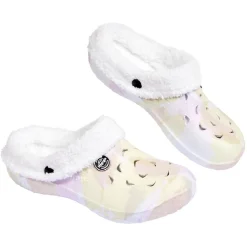 Sabots Hipps fourré imprimé multicolore pour femme 38/39 < Gifi Discount