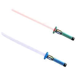 Sabre laser lumineux sonore plastique noir L78cm (2 modèles) < Gifi Discount