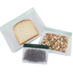 Sac alimentaire x3 plastique transparent