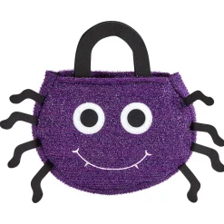 Sac à bonbons Halloween araignée violet < Gifi