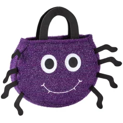 Sac à bonbons Halloween araignée violet < Gifi