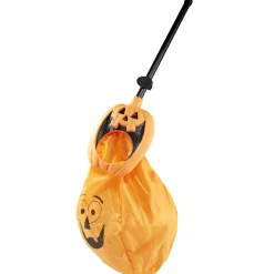 Sac à bonbons perche Halloween forme citrouille lumineux sonore L55,5cm < Gifi Clearance