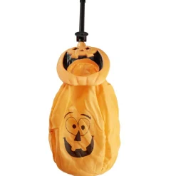 Sac à bonbons perche Halloween forme citrouille lumineux sonore L55,5cm < Gifi Clearance