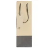 Sac bouteille kraft noir et marron H35cm < Gifi Online